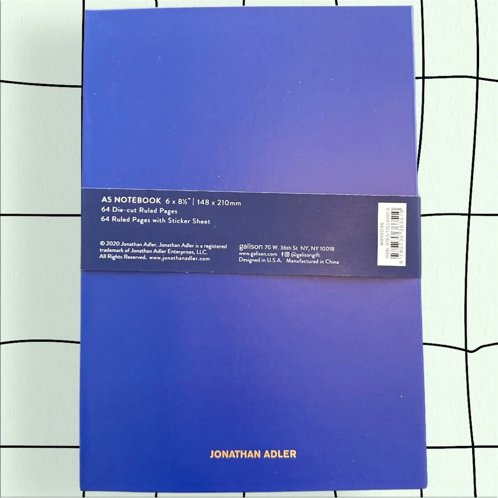 Jonathan Adler Smoking Lips Notebook